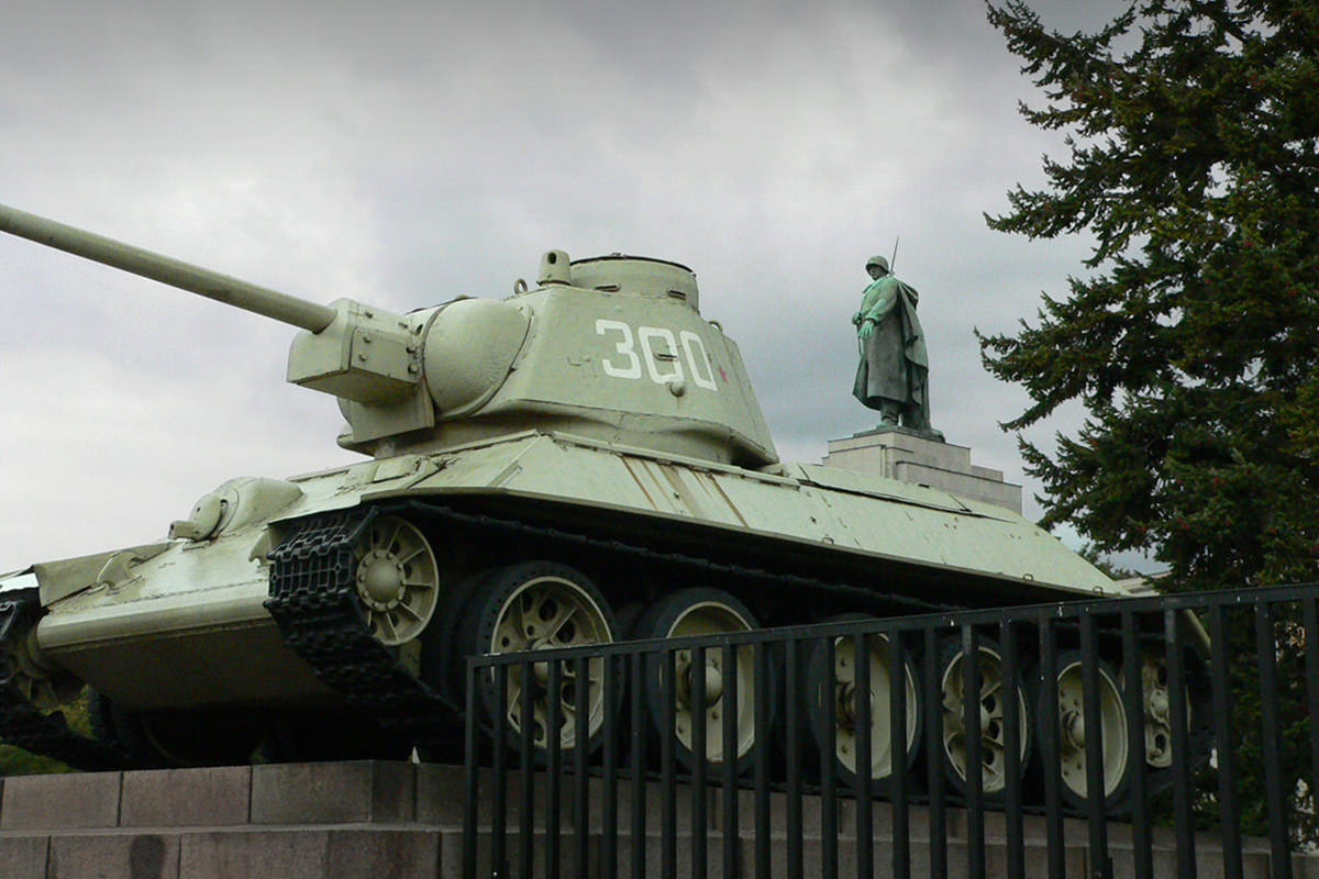 Soviet Tank in Berlin