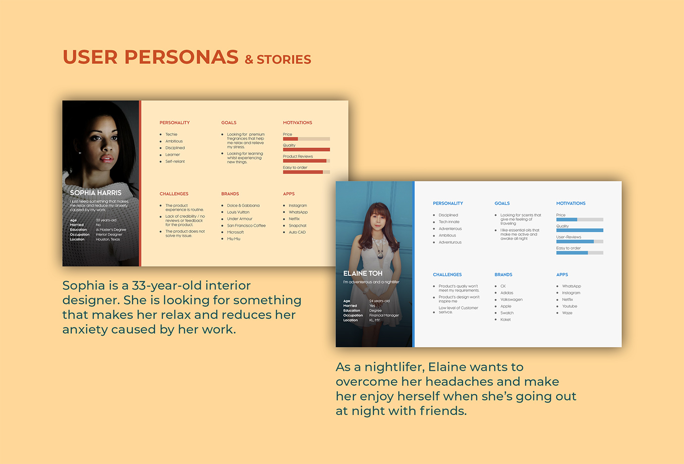 UX Design - Personas & User Stories