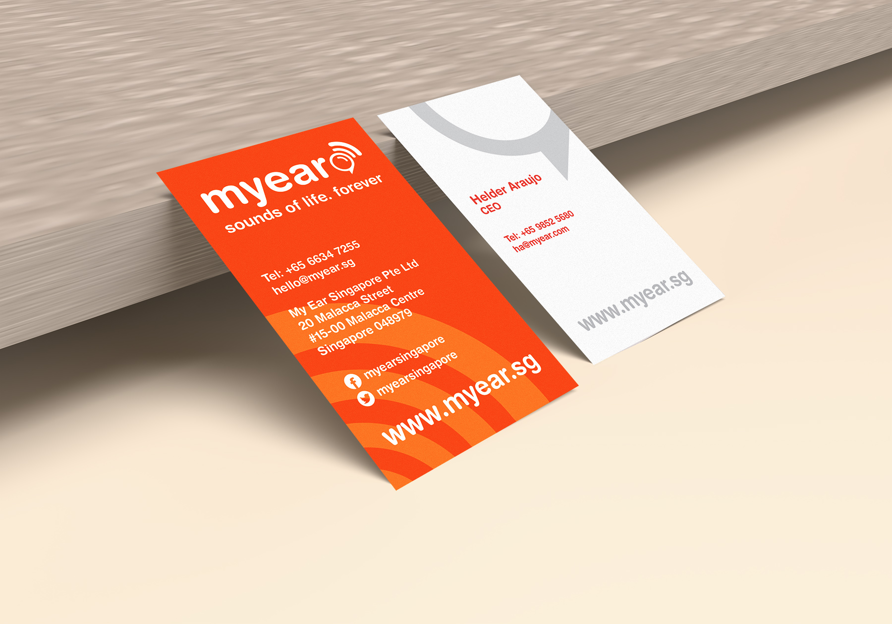 MyEar Name Card Design