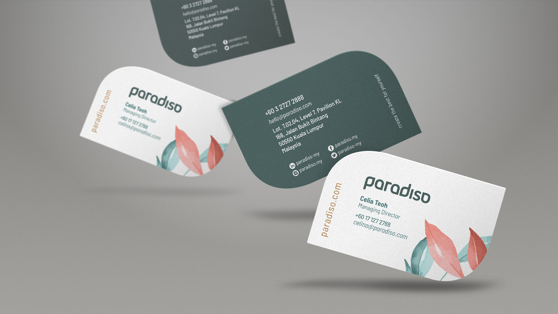 Namecard Design for Paradiso