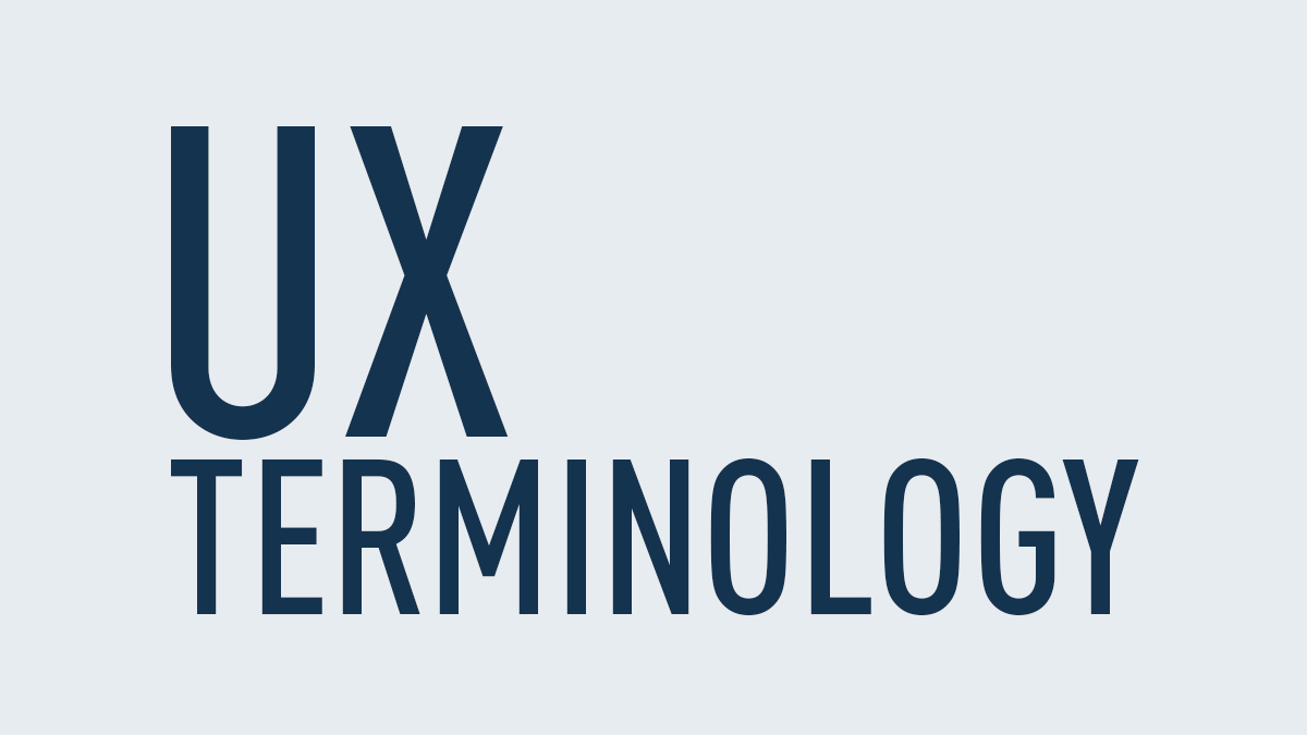 UX Design Terms